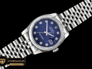 RDJ0267B - DateJust Jub Flt SSSS Dark Blue Diam BP A3135 Mod - 10.jpg